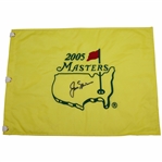 Jack Nicklaus Signed 2005 Masters Embroidered Flag JSA ALOA