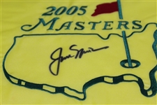 Jack Nicklaus Signed 2005 Masters Embroidered Flag JSA ALOA