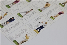 1939 Player's Cigarettes Complete Set of Twenty-Five (25) Golf Cards - Great Condition
