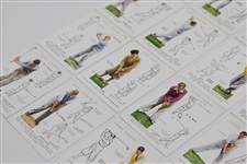 1939 Player's Cigarettes Complete Set of Twenty-Five (25) Golf Cards - Great Condition