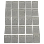 1939 Player's Cigarettes Complete Set of Twenty-Five (25) Golf Cards - Great Condition