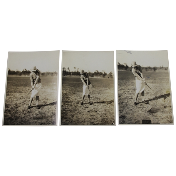 Three Sequential Sepia Tone Virginia Van Wie 5x7 Photos by John Hemmer of Pinehurst