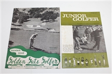 1967 Junior Golfer & Golden Gate Programs/Pamphlets - Rod Munday Collection