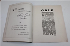 1967 Junior Golfer & Golden Gate Programs/Pamphlets - Rod Munday Collection