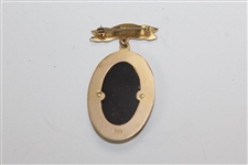 Purely Downs Golf Club (P.D.G.C.) Ornate Gold & Silver Medal with Metal Bar Clasp