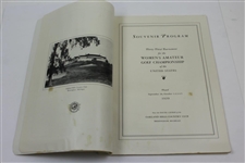 1929 Women's National Amateur Golf Championship at Oakland Hills Official Program - Glenna Collett Win