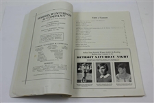1929 Women's National Amateur Golf Championship at Oakland Hills Official Program - Glenna Collett Win