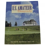 1995 US Amateur at Newport Country Club Official Program - Tiger Woods Winner