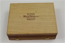 Golfer Themed 'House of Windsor - Palmas' Wood Cigar Box