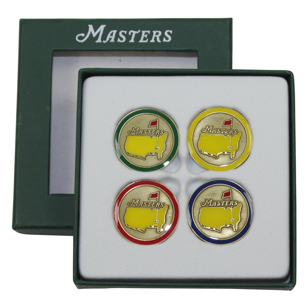 Masters Set Of 4 Color Logo Ballmarkers