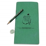 Masters Yardage Book, Ball Marker, & Pencil