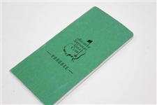 Masters Yardage Book, Ball Marker, & Pencil