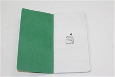 Masters Yardage Book, Ball Marker, & Pencil