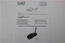Greg Norman's Personal Used Odyssey DualForce Rossie II USA Putter