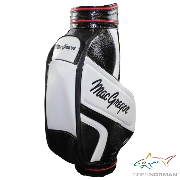 Greg Normans Personal MacGregor Black & White Full Size Golf Bag