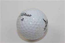 Morris Hitalsky Signed Titlesit 4 Dt100 Golf Ball JSA ALOA