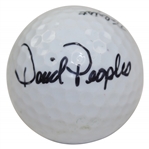 David Peoples Signed Titleist 4 Golf Ball JSA ALOA