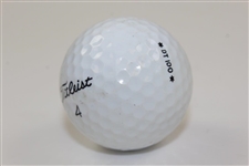 David Peoples Signed Titleist 4 Golf Ball JSA ALOA