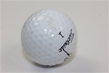 Don Pooley Signed Titleist 1 Golf Ball JSA ALOA