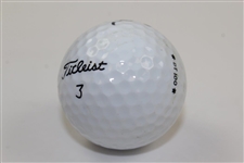 Doug Tewell Signed Titleist 3 Golf Ball JSA ALOA