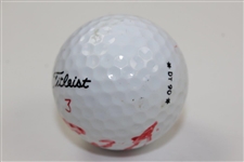 J C Snead Signed Titleist 3 Dt90 Golf Ball JSA ALOA