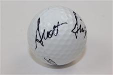 Scott Simpson Signed Titleist 1 Golf Ball JSA ALOA