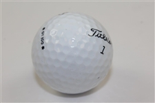 Scott Simpson Signed Titleist 1 Golf Ball JSA ALOA