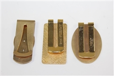 1990, 1992, & 1993 PGA Championship Comemmorative Money Clips