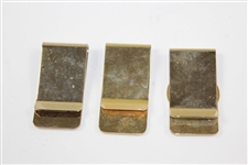1975, 1983, & 1986 PGA Seniors Championship Comemmorative Money Clips