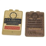 1990 PGA Seniors Championship & 1990 PGA Senior Club Professional Championship Money Clips