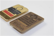 1990 PGA Seniors' Championship & 1990 PGA Senior Club Professional Championship Money Clips