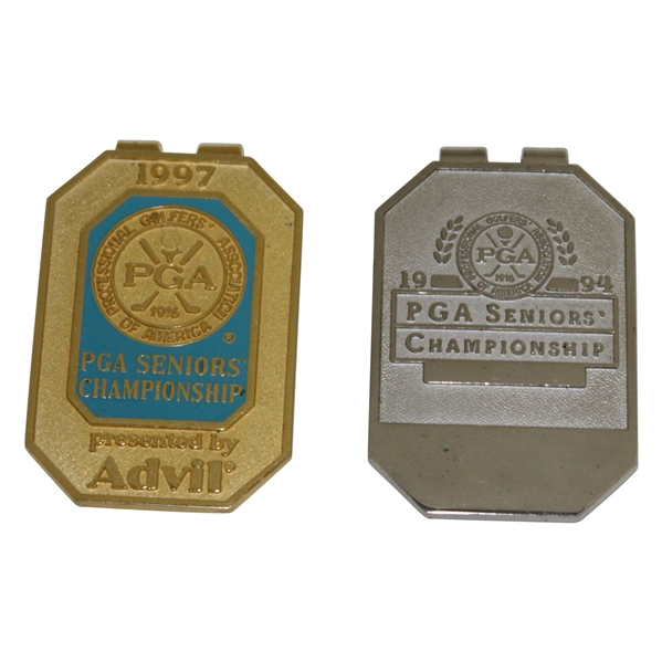 1994 & 1997 PGA Seniors Championship Commemorative Money Clips