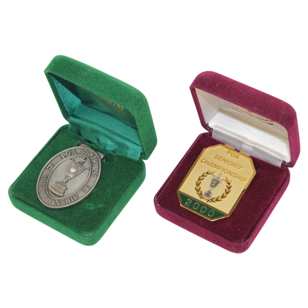 1998 & 2000 PGA Seniors Championship Commemorative Money Clips in Original Box
