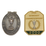 1998 & 2000 PGA Seniors' Championship Commemorative Money Clips in Original Box