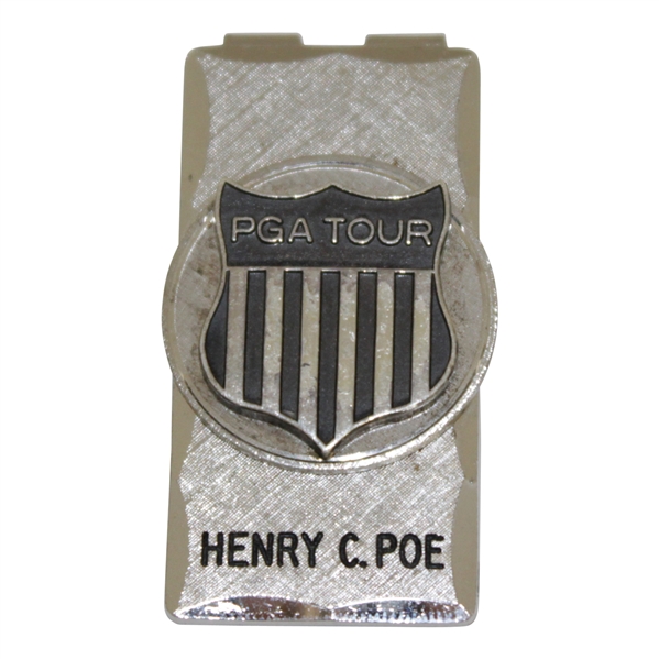 Henry C. Poes PGA Tour Sterling PGA Tour Shield Money Clip