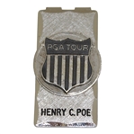 Henry C. Poes PGA Tour Sterling PGA Tour Shield Money Clip