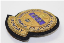 Henry Poe's Professional Golfer's Association of America Secretary Bullion Crest