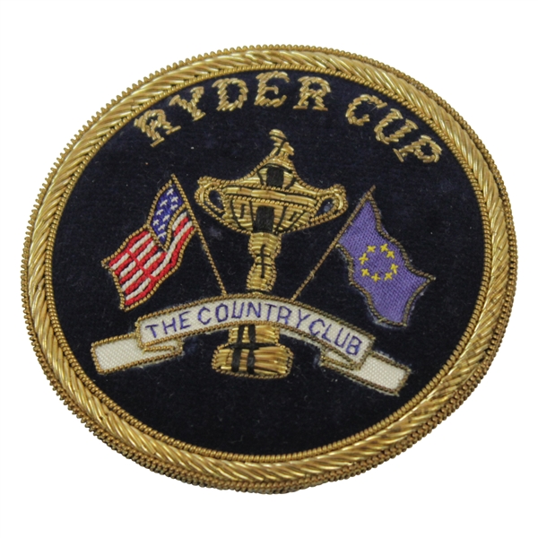 Henry Poes 1999 Ryder Cup at The Country Club (Brookline) Bullion Crest