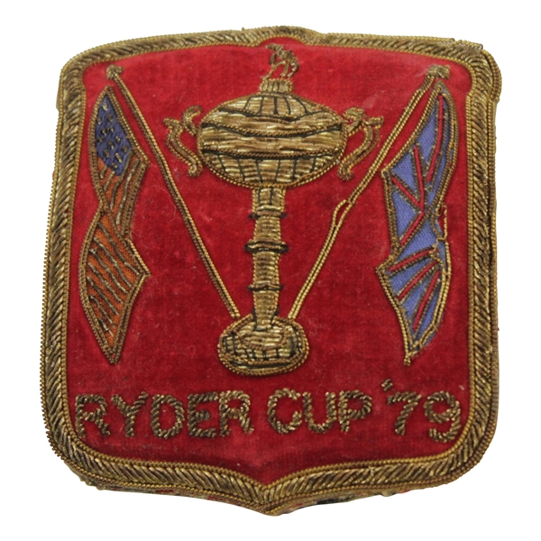Henry Poes 1979 Ryder Cup Red Bullion Crest