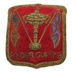 Henry Poes 1979 Ryder Cup Red Bullion Crest