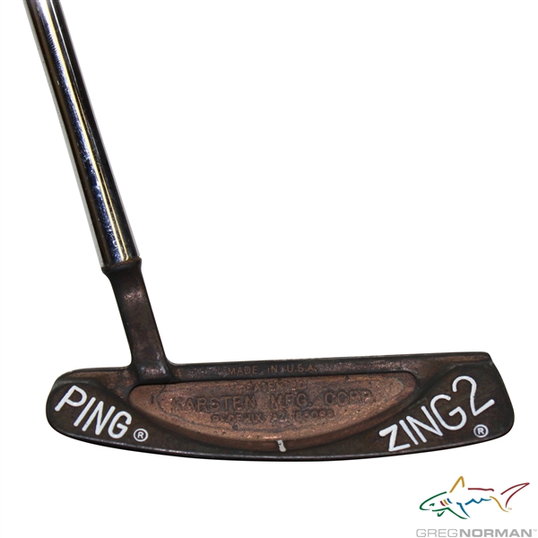Greg Normans Personal Used Karsten Mfg Corp. PING Zing 2 Putter
