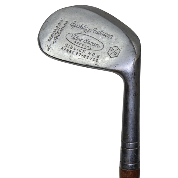 Beckley Ralston Rustless Chromium Alex Brown Special Niblick