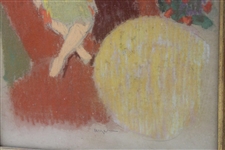 Original Hand-Painted Acrylic on Canvas Painting by Betty Jameson - World Golf Hall of Fame Collection