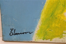 Original Hand-Painted Acrylic on Canvas Painting by Betty Jameson - World Golf Hall of Fame Collection
