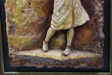 Paul Kamish 2006 Ltd Ed Relief Sculpture of Golfer Patty Berg 8/60 - World Golf Hall of Fame Collection