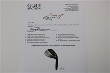 Greg Norman's Personal Used Unmarked & Unstamped Wedge 