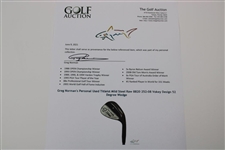 Greg Norman's Personal Used Titleist Mild Steel Raw 8820 252-08 Vokey Design 52 Degree Wedge