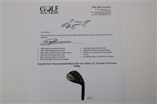 Greg Norman's Personal Used Wilson Staff Tour Blade J.P. II Custom Grind Sand Wedge