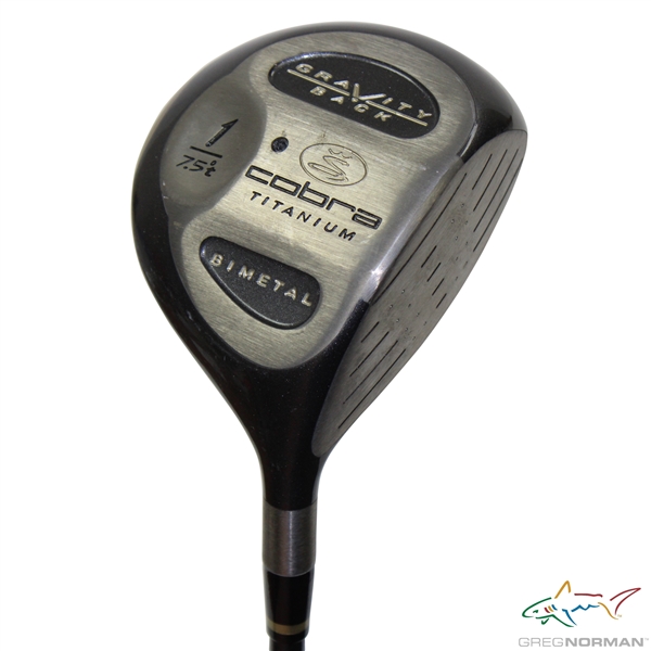 Greg Normans Personal Used King COBRA Titanium Bimetal 7.5t Degree Gravity Back Driver