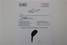 Greg Norman's Personal Used TaylorMade 2-17 FCT Rescue Wood